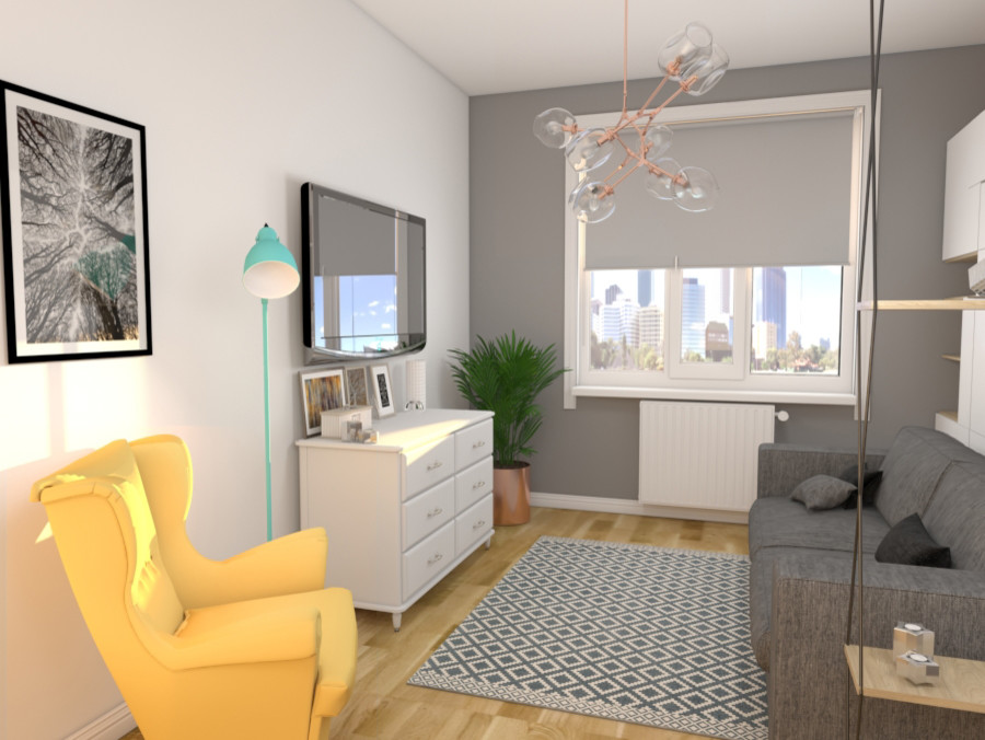 Квартира с Скандинавским акцентом.