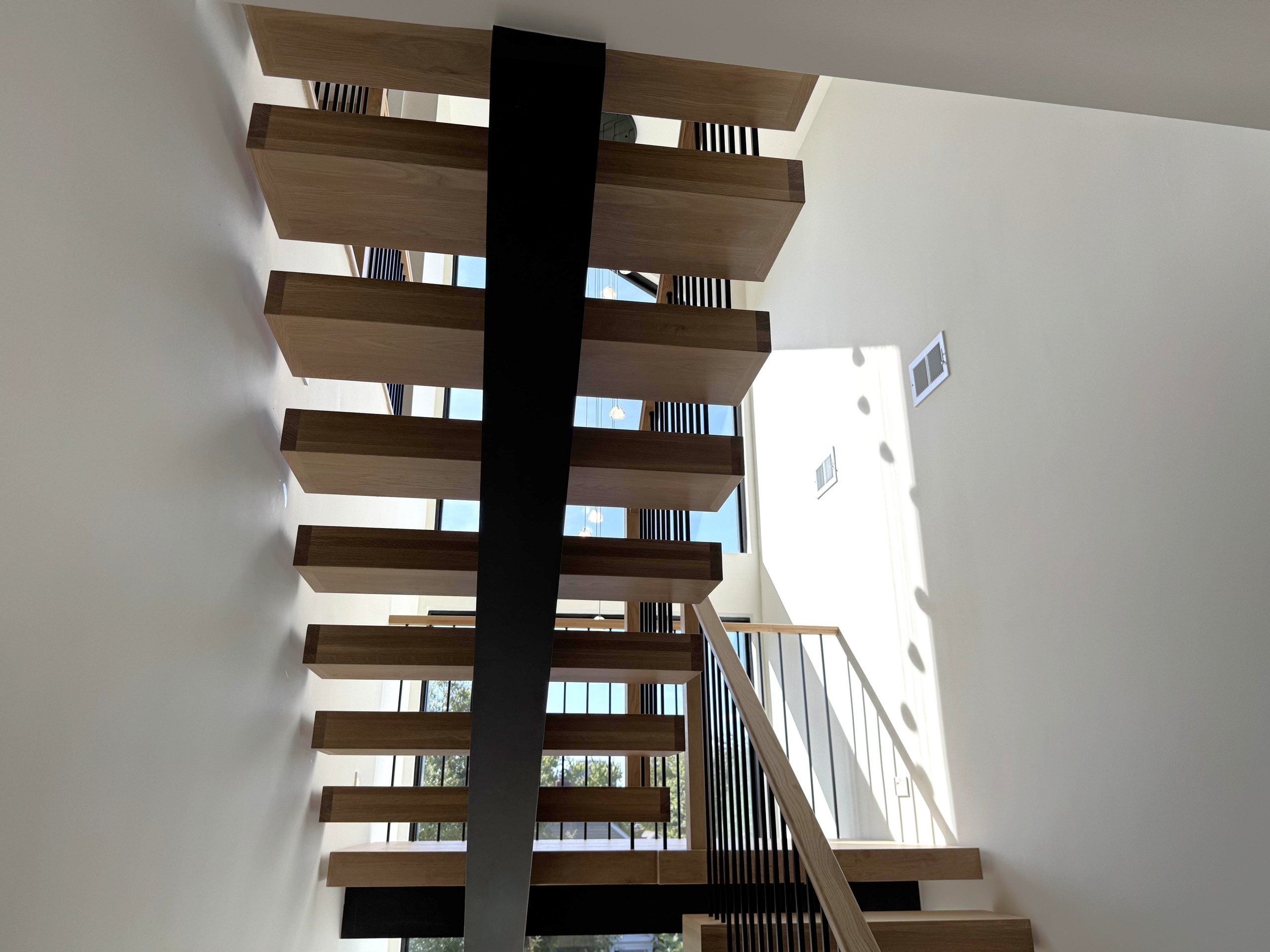 139_Four-Story Modern Staircase, Arlington, VA 22207