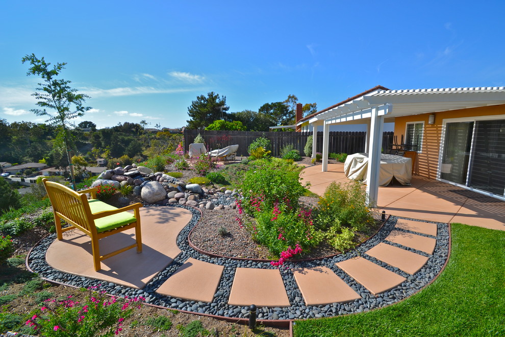 This is an example of a deck in San Diego.