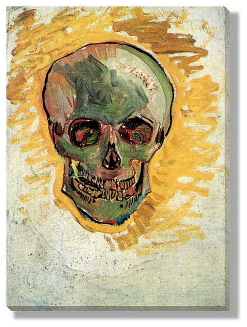 'Skull' Canvas Gallery Wrap by Vincent Van Gogh