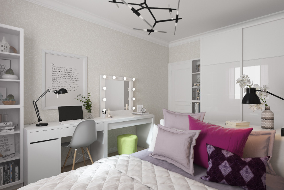 Квартира на Осташковском проезде  в скандинавском стиле