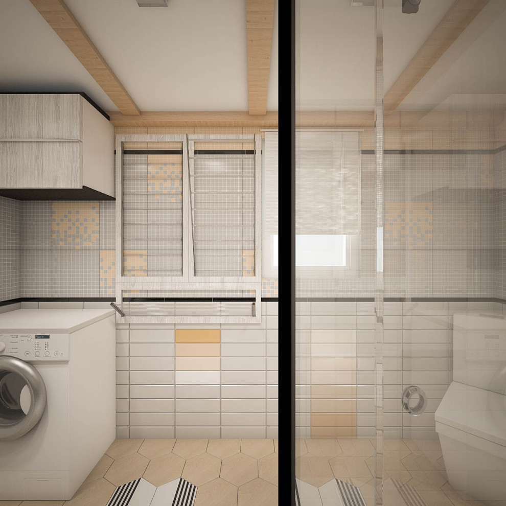 Кухня-столовая для молодой семьис одним ребенком