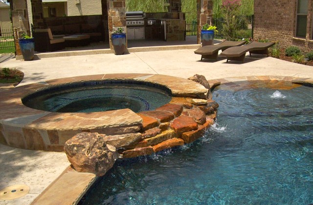 Sample Spas contemporaneo-piscina