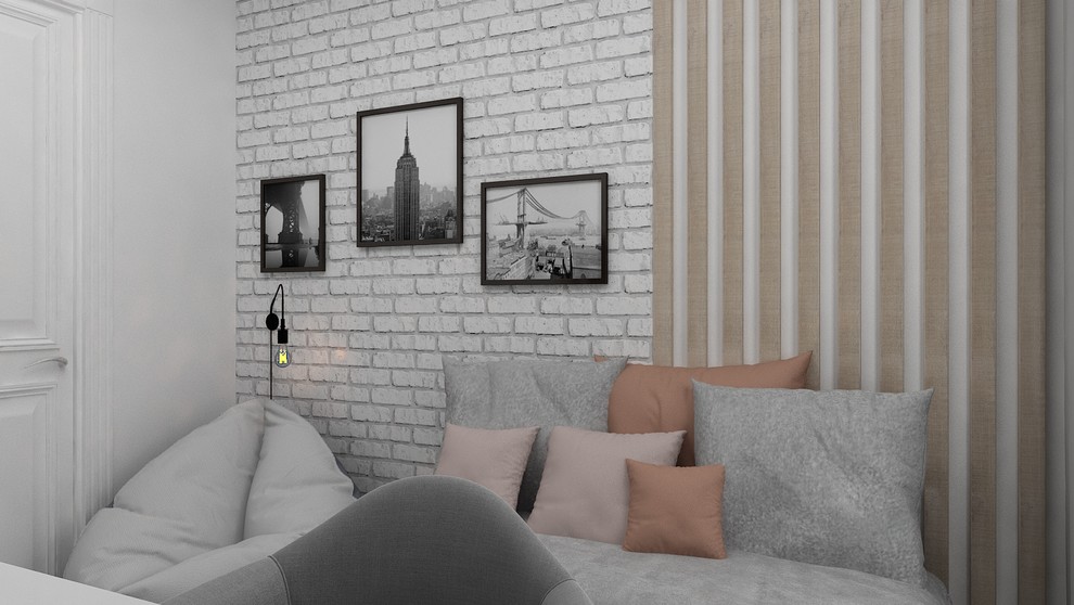 Интерьер кабинета для молодой девушки