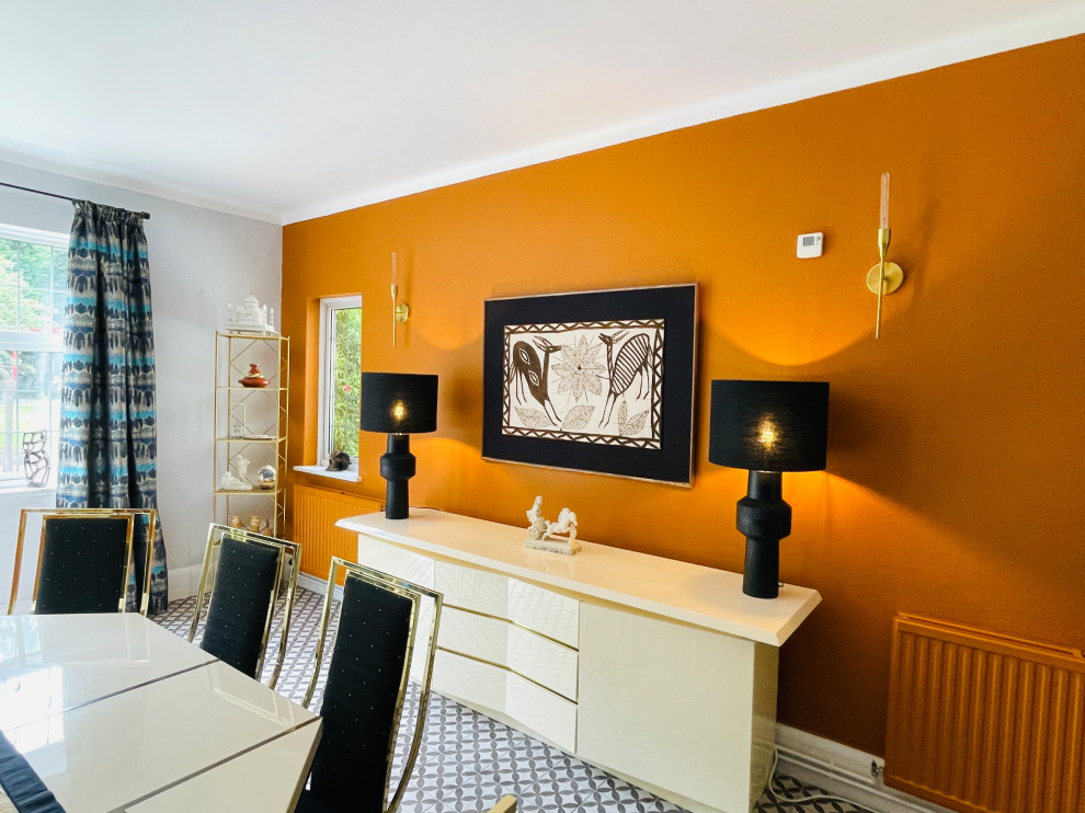 Warm Cinnamon Dining room in Sutton