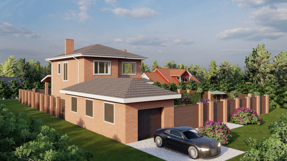 Двухэтажный дом 150 квм