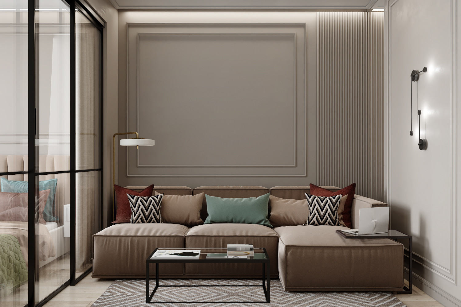 Кофе, мята и корица.