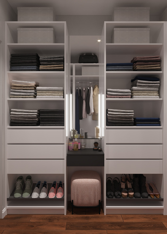 Интерьер в природной гамме для семьи с двумя детьми