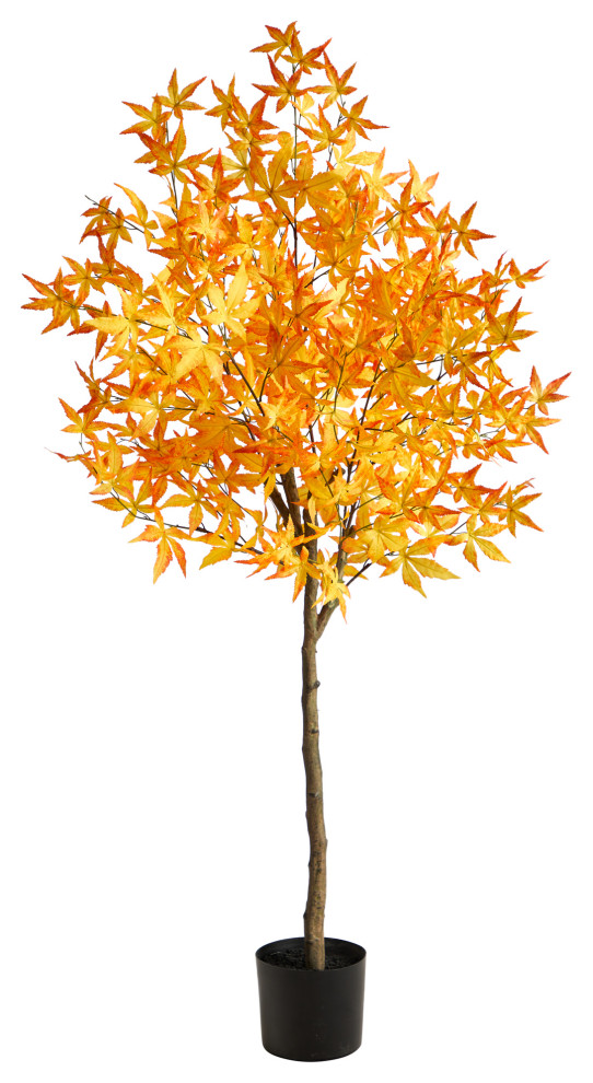 5' Autumn Maple Artificial Tree Modern Artificial Plants And Trees