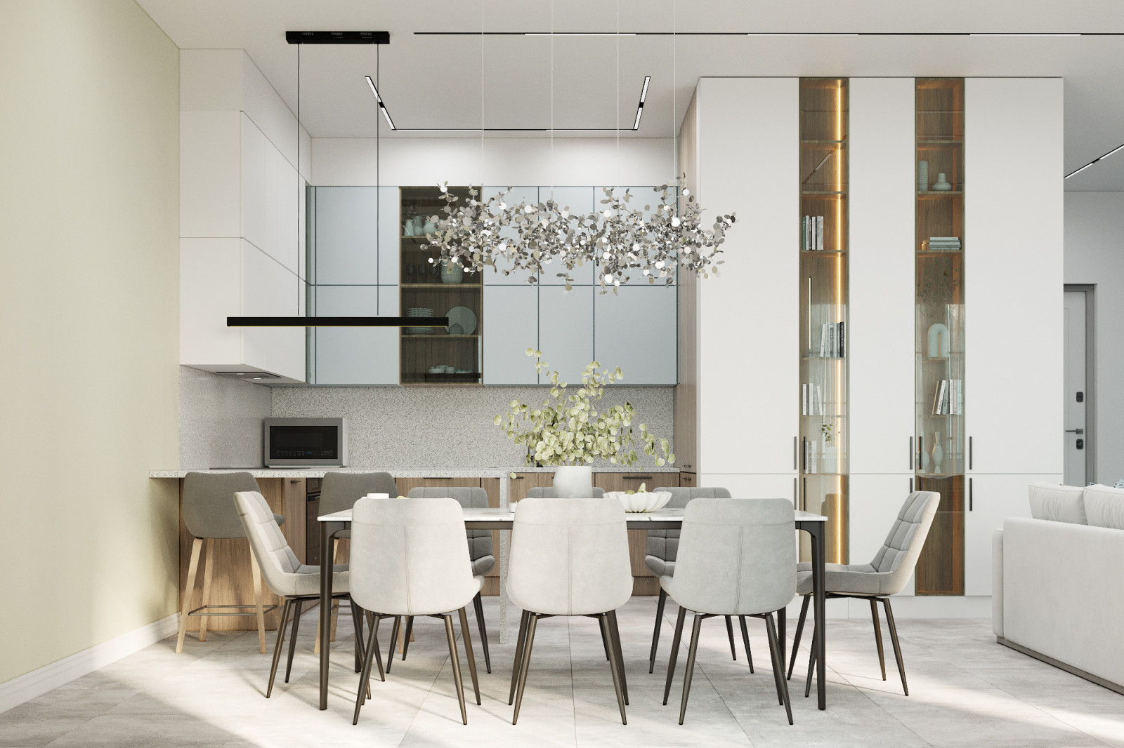 Индивидуальный дизайн загородного дома | Пространство для жизни всей семьи