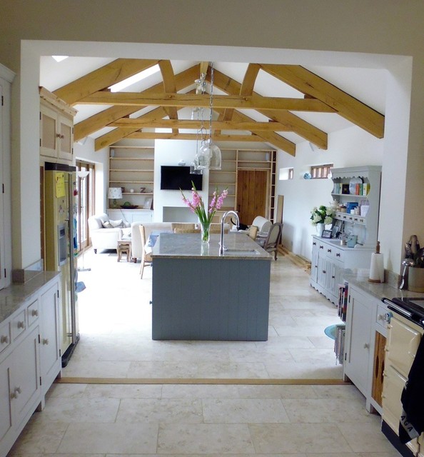 Turkey shed conversion country-kitchen