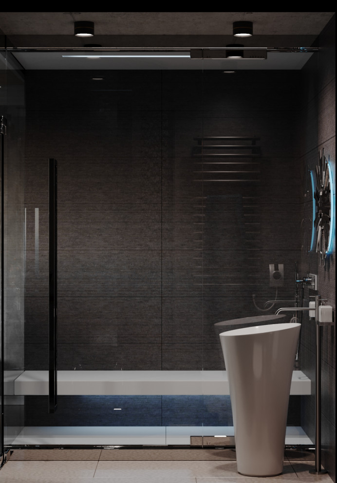 Models in party dresses - дизайн квартиры в стиле лофт и ар-деко, 54 кв.м.