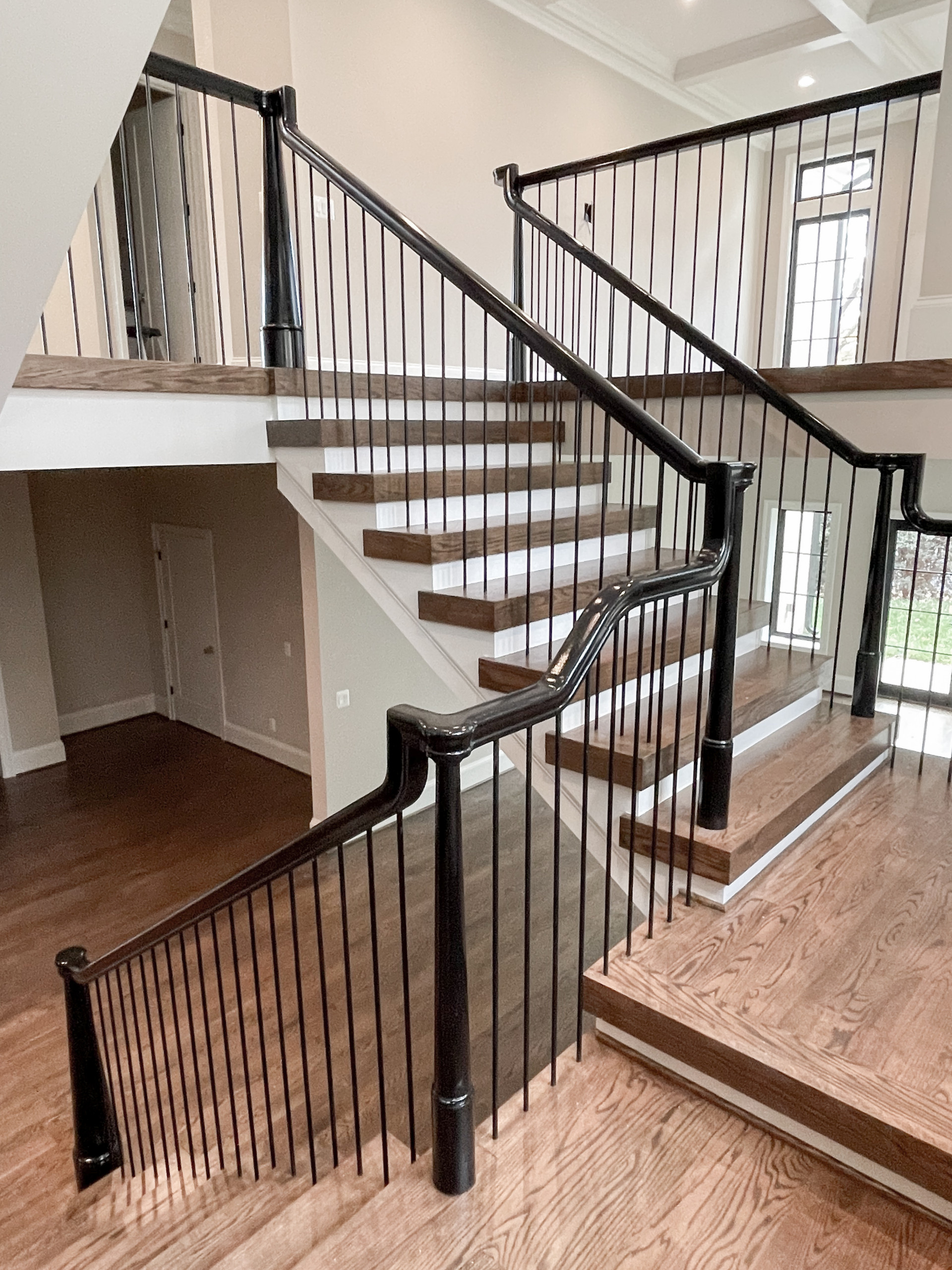 89_Eclectic and Edguy Staircase in French Contemporary Residence, McLean VA 2210