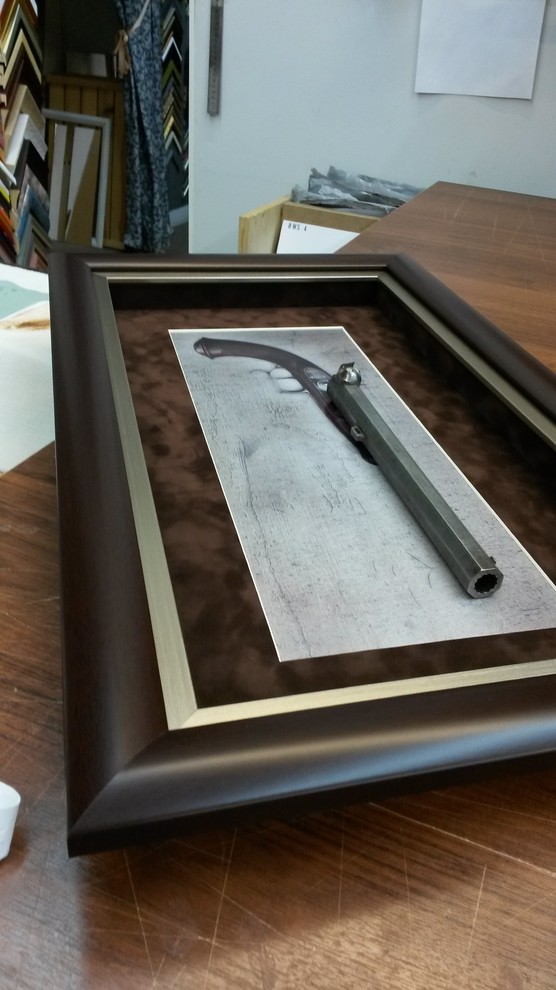 Ствол старинного пистолета