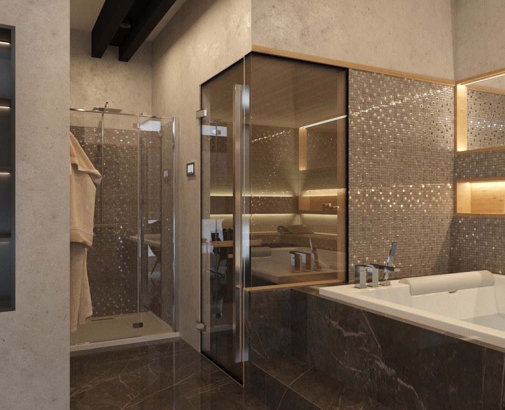 Проект первого этажа дома в г. Выборг, 100кв.м.