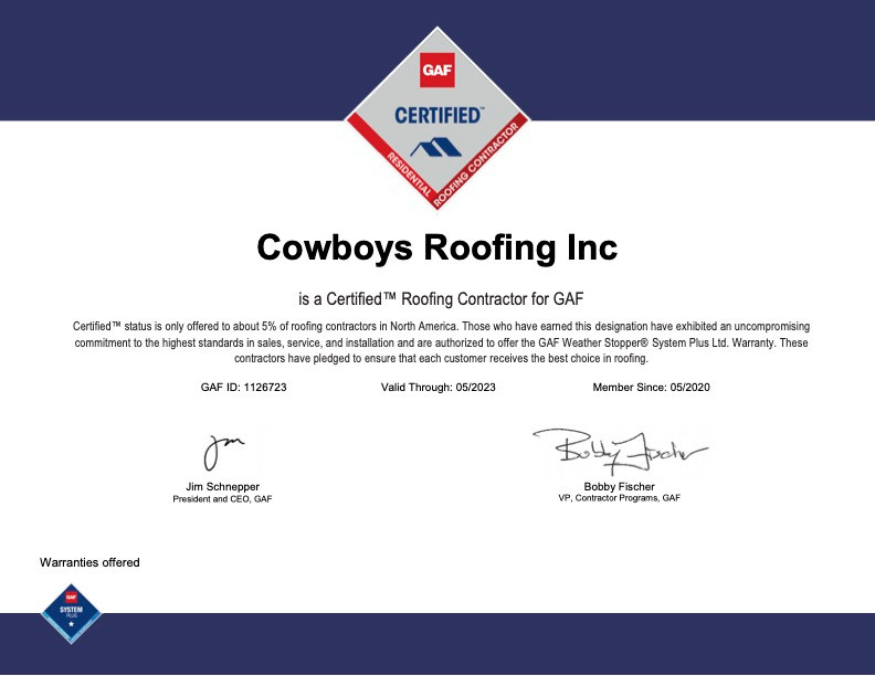 cowboys roofing