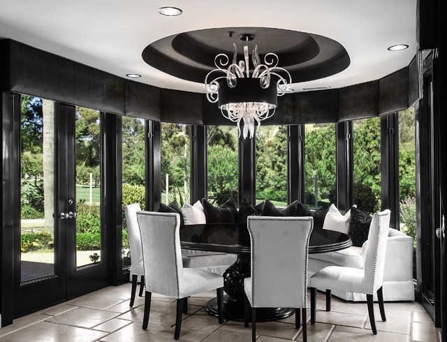 SJC Dramatic Remodel trendy-spisestue