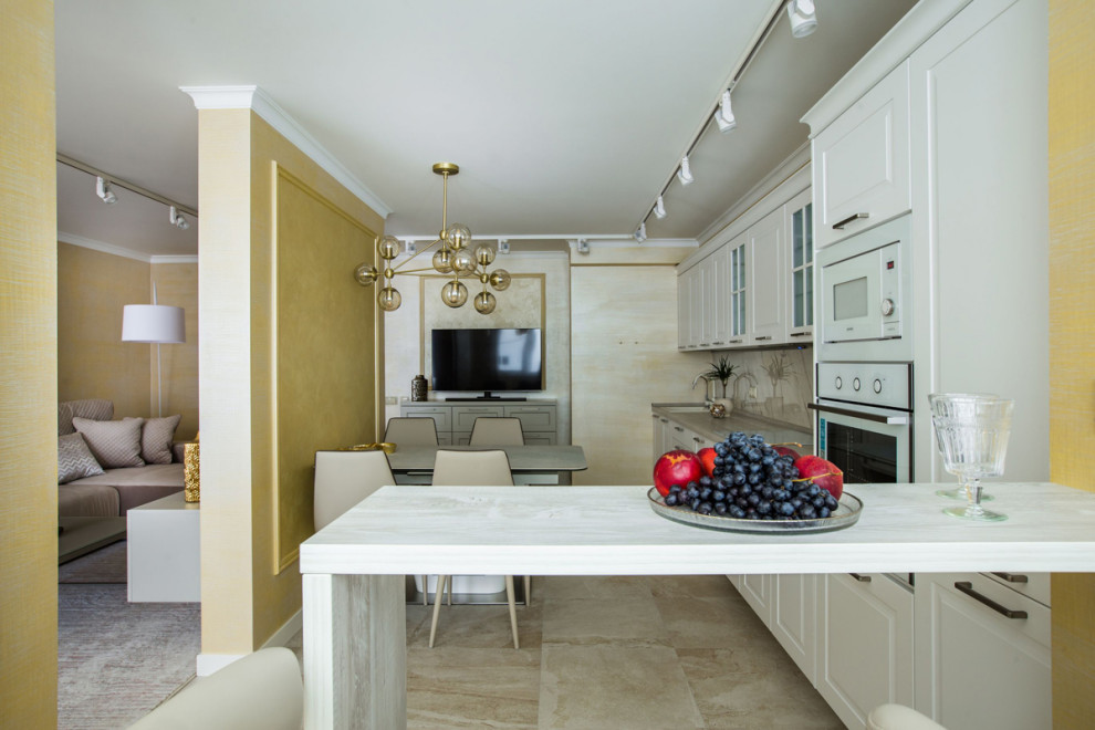 Design ideas for a kitchen in Moscow.