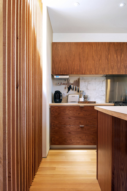 Walnut Kitchen Cabinets - Modern - Kitchen - Toronto - by Andrew Snow