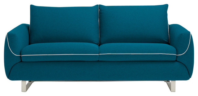 Maestro Modern Sofa Bed Queen Size Mattress Ocean Blue Maestro Modern Sofa Bed Queen Size Mattress Ocean Blue