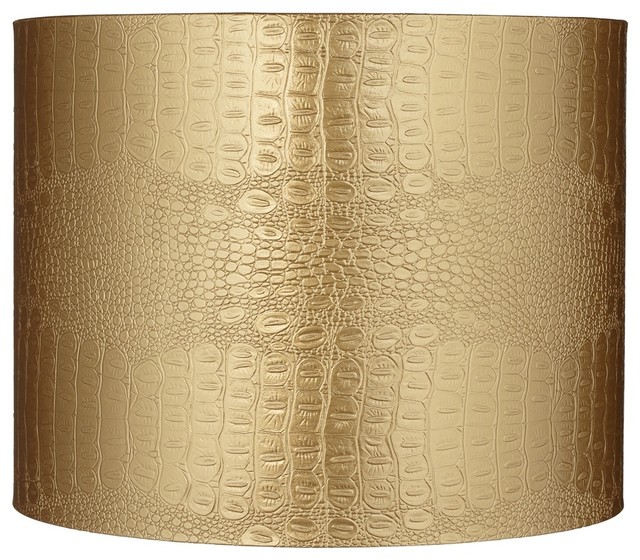 Contemporary Gold Reptile Embossed Drum Lamp Shade 14x14x11 Spider Contemporary Gold Reptile Embossed Drum Lamp Shade 14x14x11 Spider Shades By Lamps Plus