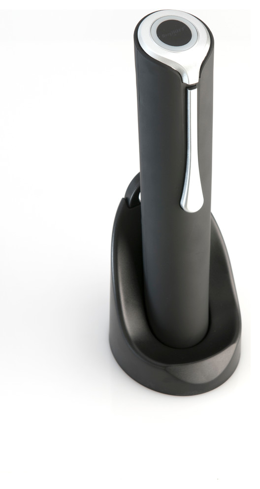 Geminis Electric Wine Opener 10.5" Contemporary Wine And Bottle