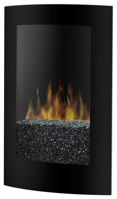 Dimplex VCX1525 Convex Wall-mount Electric Fireplace - Black