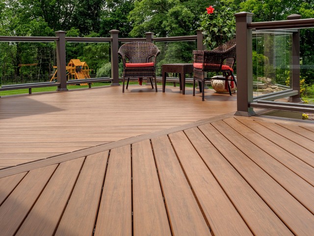 Manalapan Deck & Patio trendy-terrasse