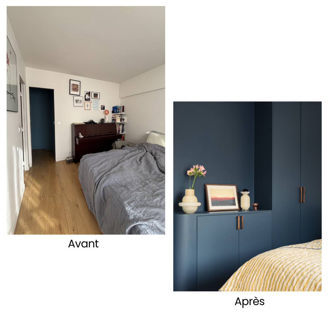 Réinventer les circulations d'un appartement parisien de 73 m² - Ménilmontant