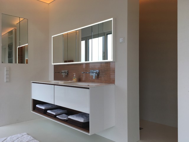 Badezimmer Mit Holzverkleidung Bathroom Berlin By Creorooms Houzz Uk