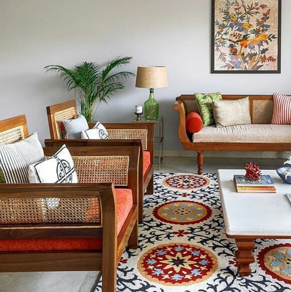 Asian living room in Mumbai.