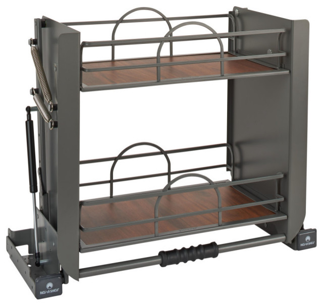heavy duty pull down shelf