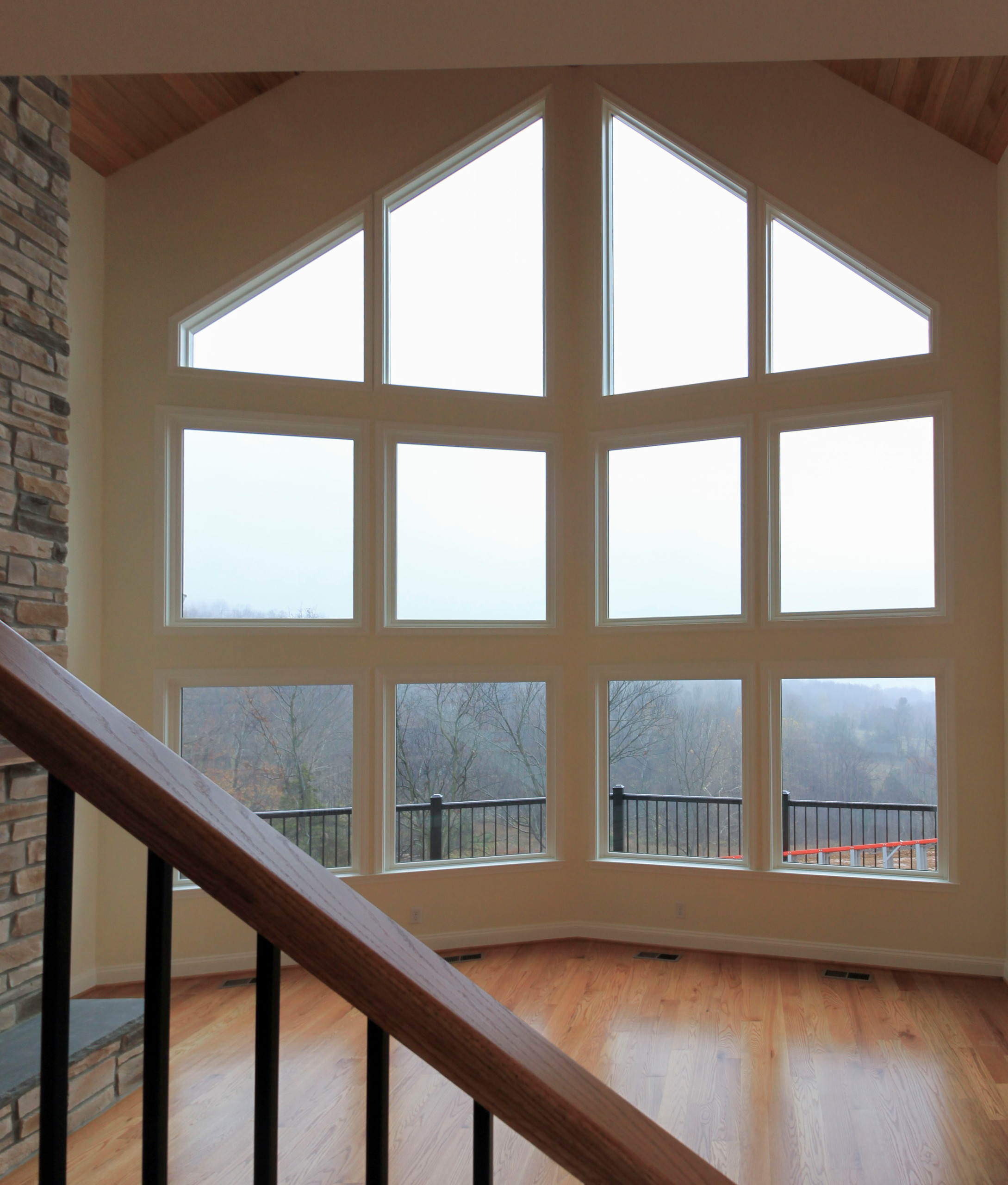 97_Airy Straight-Floating Staircase in Transitional-Mountain Home, Luray, VA 228