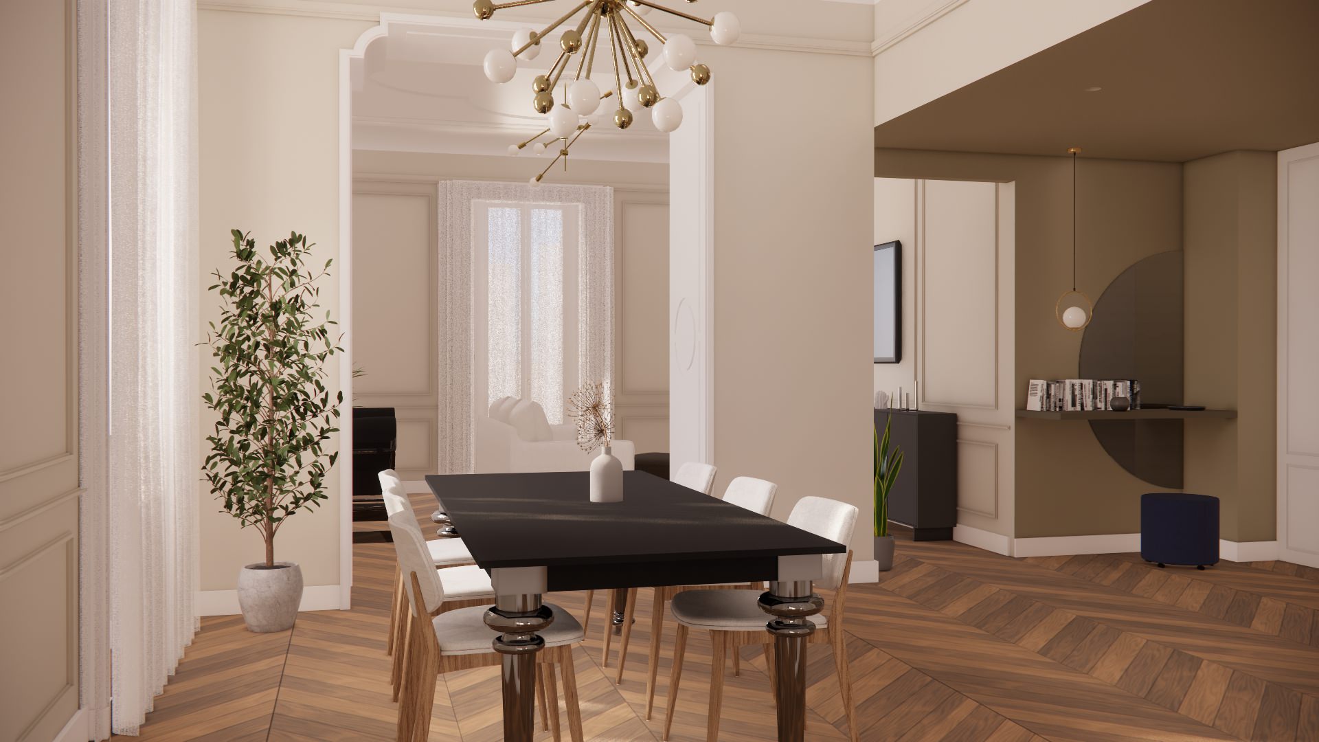 CORSO PLEBISCITI | in corso - render soggiorno