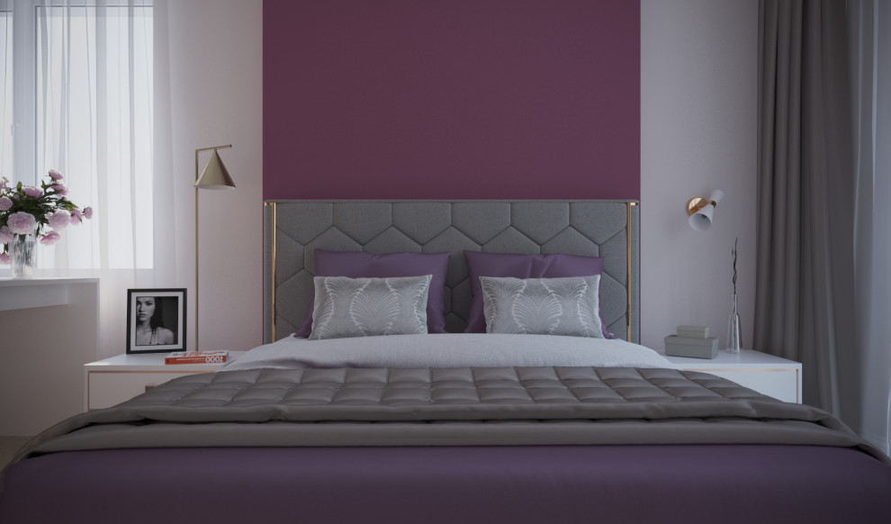 Дом 200 кв.м. _ Современная классика_Спальня