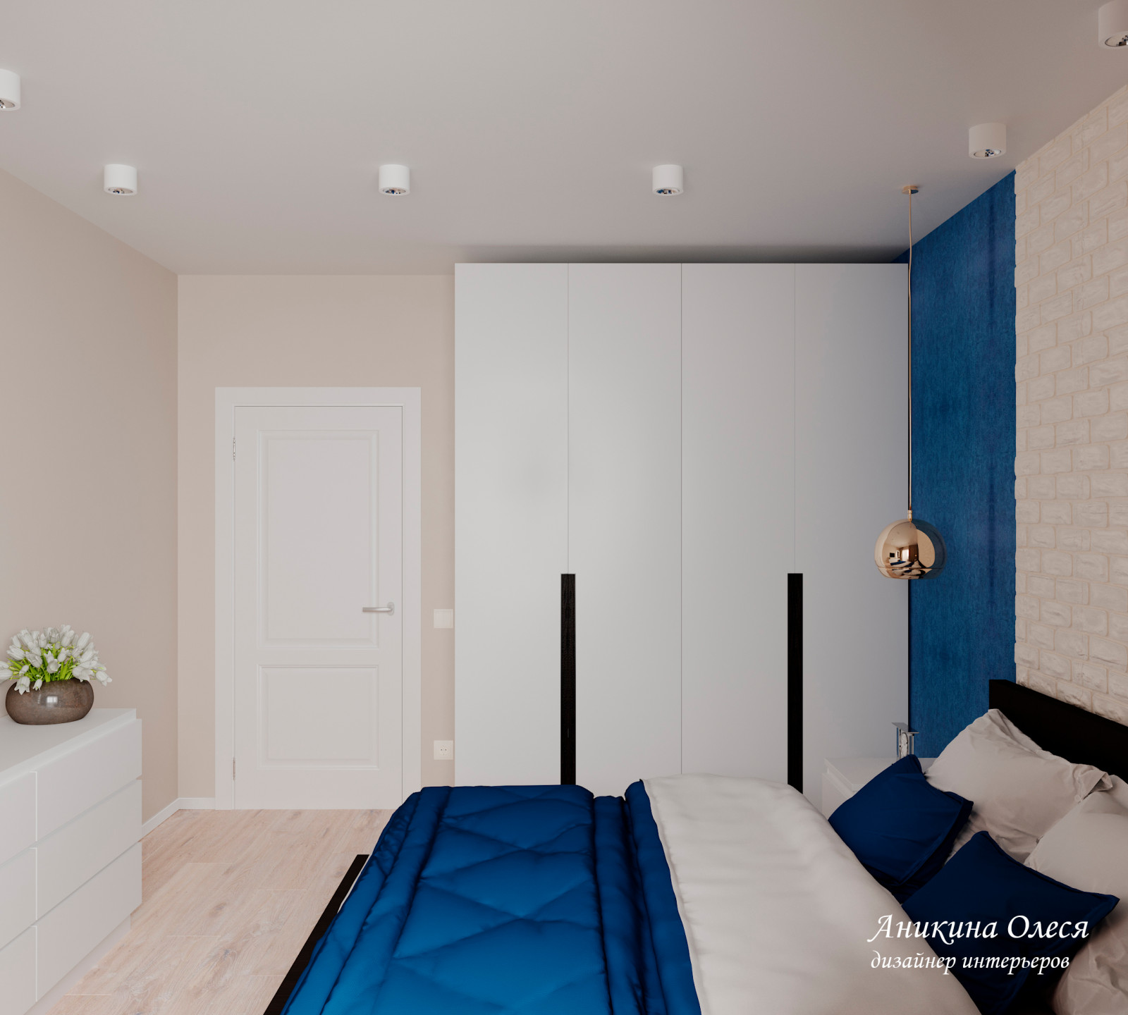 Светлый интерьер 3-к ул. М.Цветаевой, д. 11 Томск