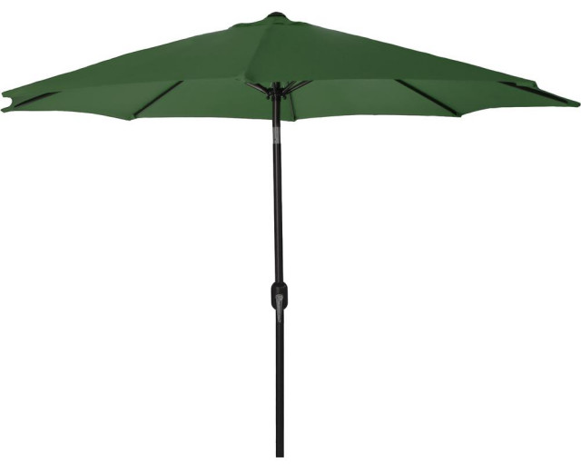 9ft Steel Market umbrella, Green color