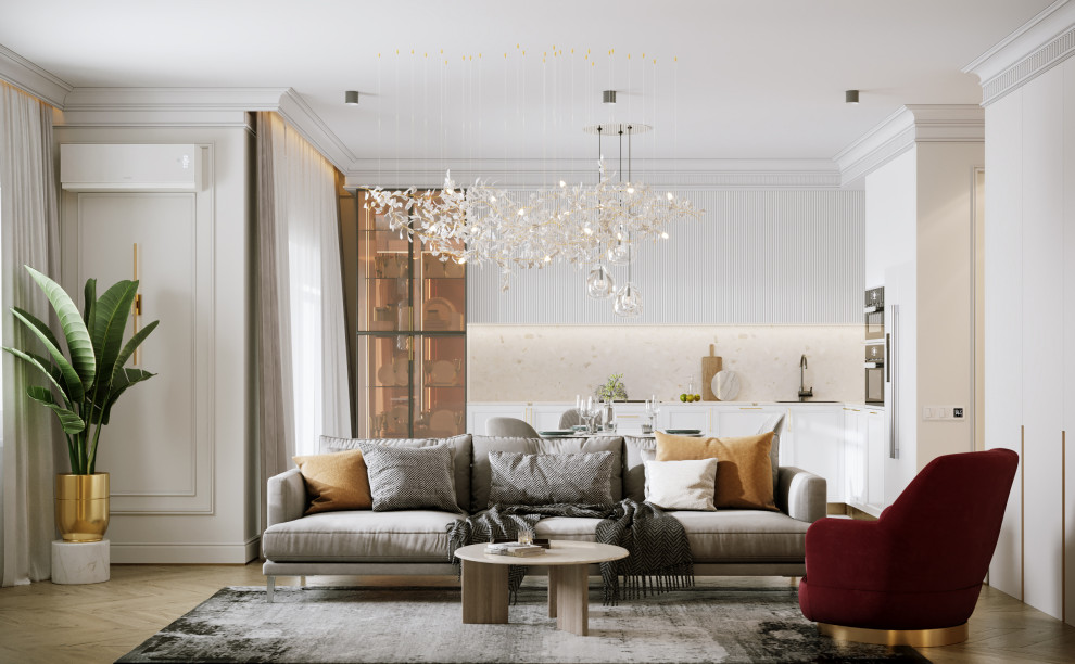 Проект 3х комнатной квартиры в жк "Ты и я" г. Москва