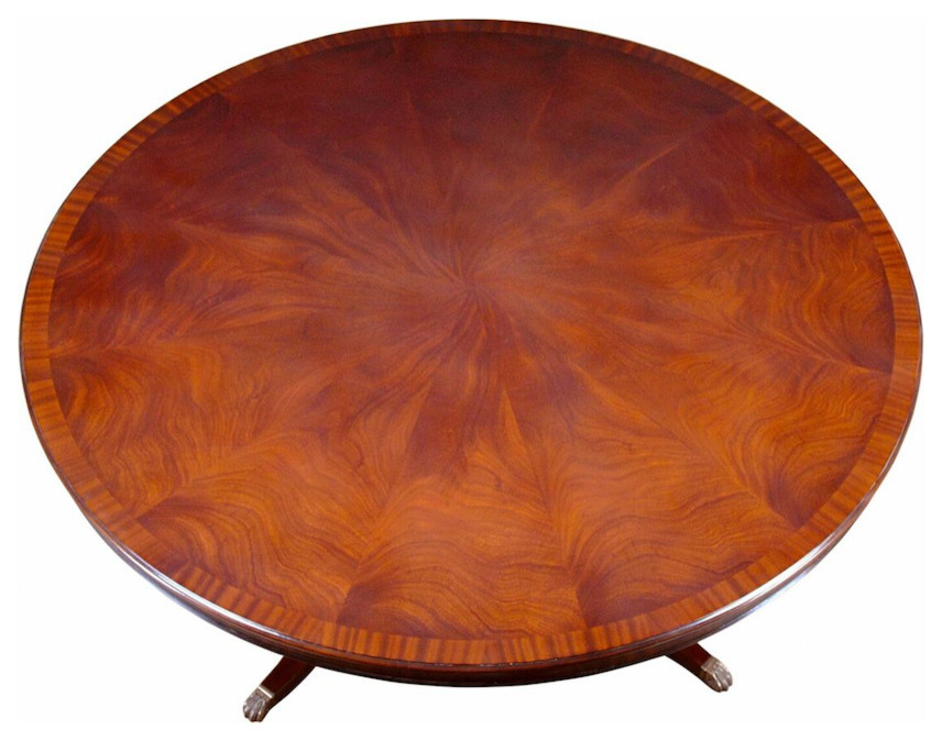 72 inch Round Mahogany Dining Table