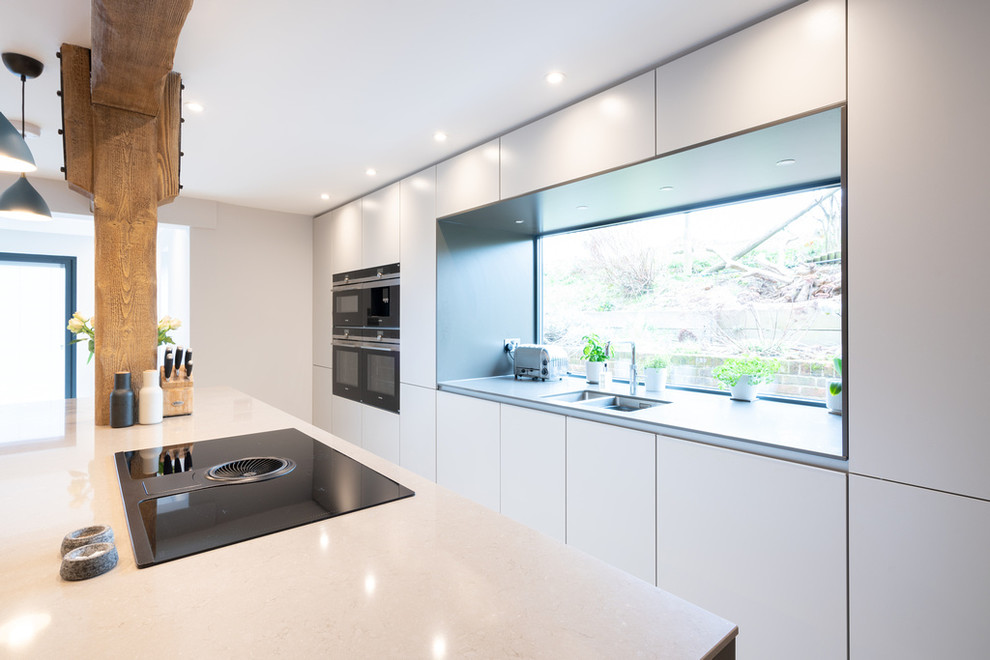 Photo of a rustic kitchen in Hampshire.