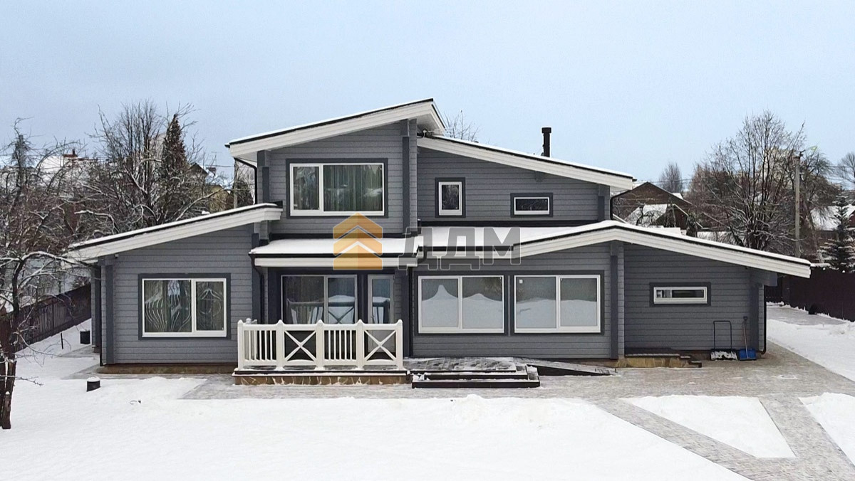 Дом из клееного бруса "Монтевиль"