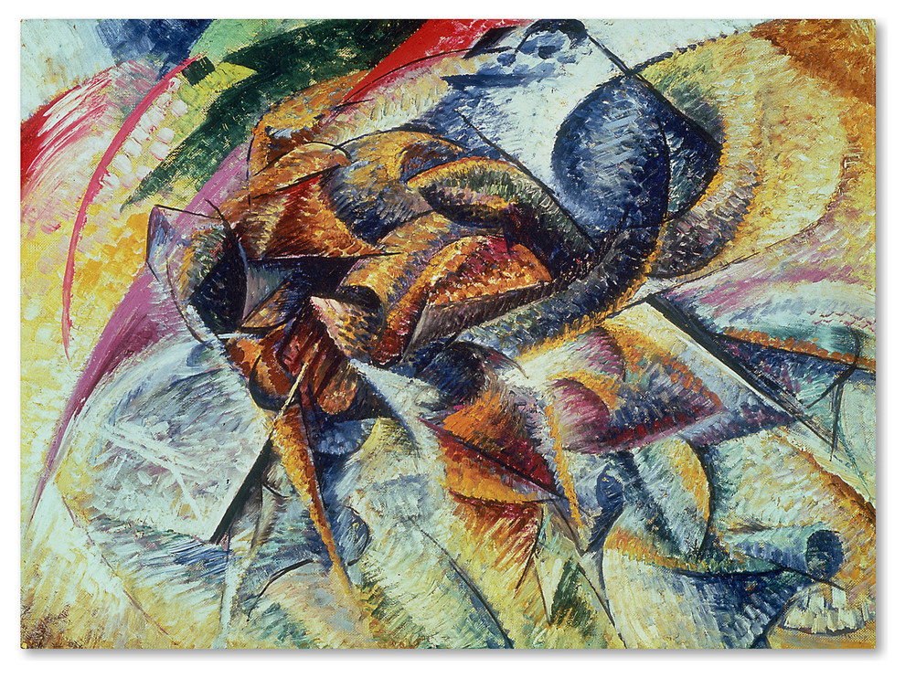 'Dynamism of a Cyclist, 1913' Canvas Art by Umberto