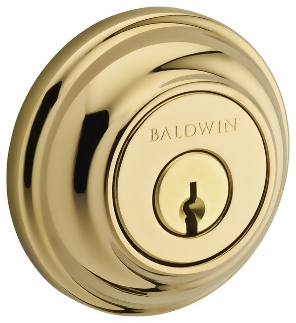 Baldwin Reserve Traditional Round Deadbolt Double Cylinder