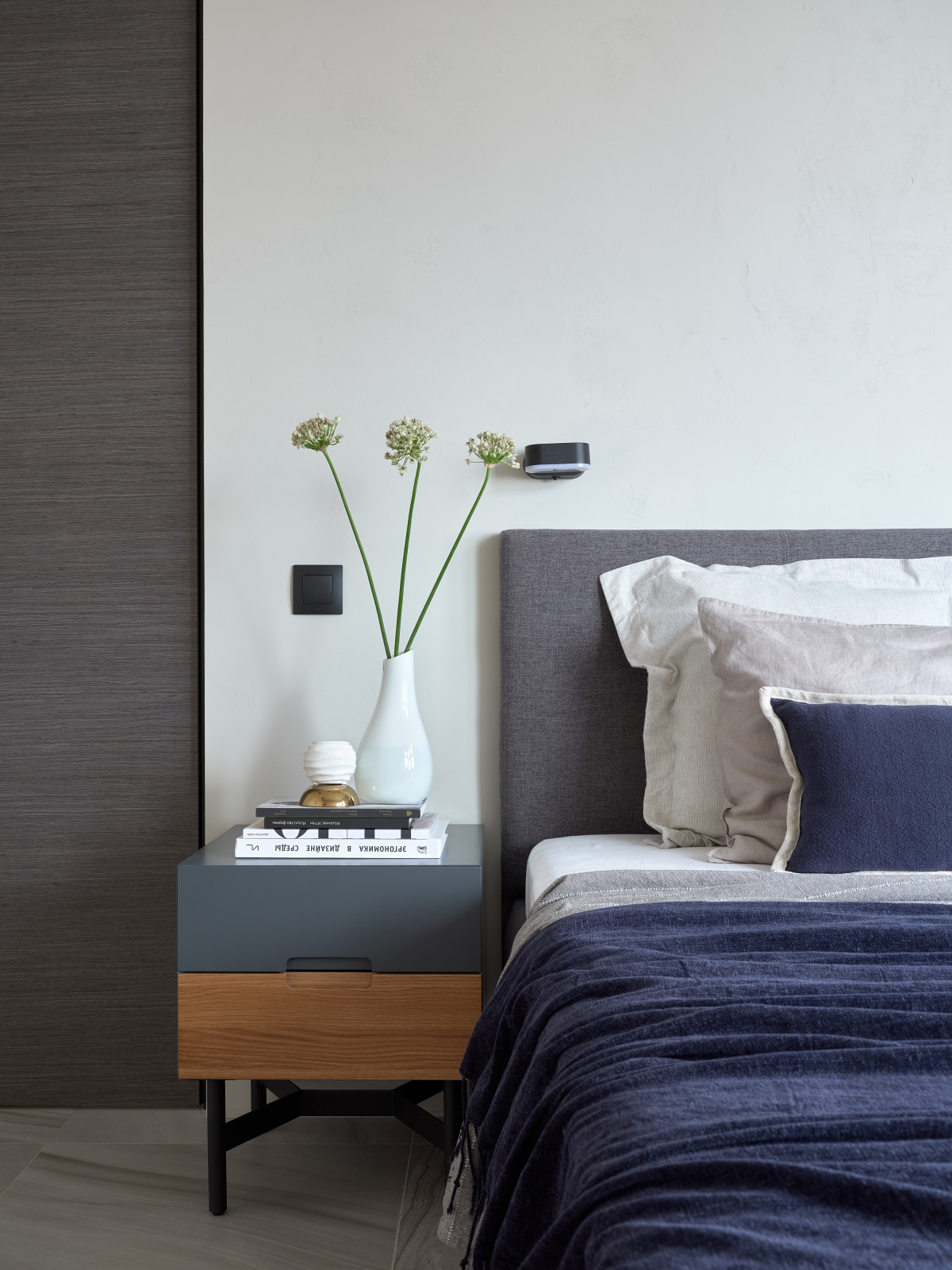 Аппартаменты на 35 этаже. Дизайнер Валерия Москалева. Публикация Elle Decoration