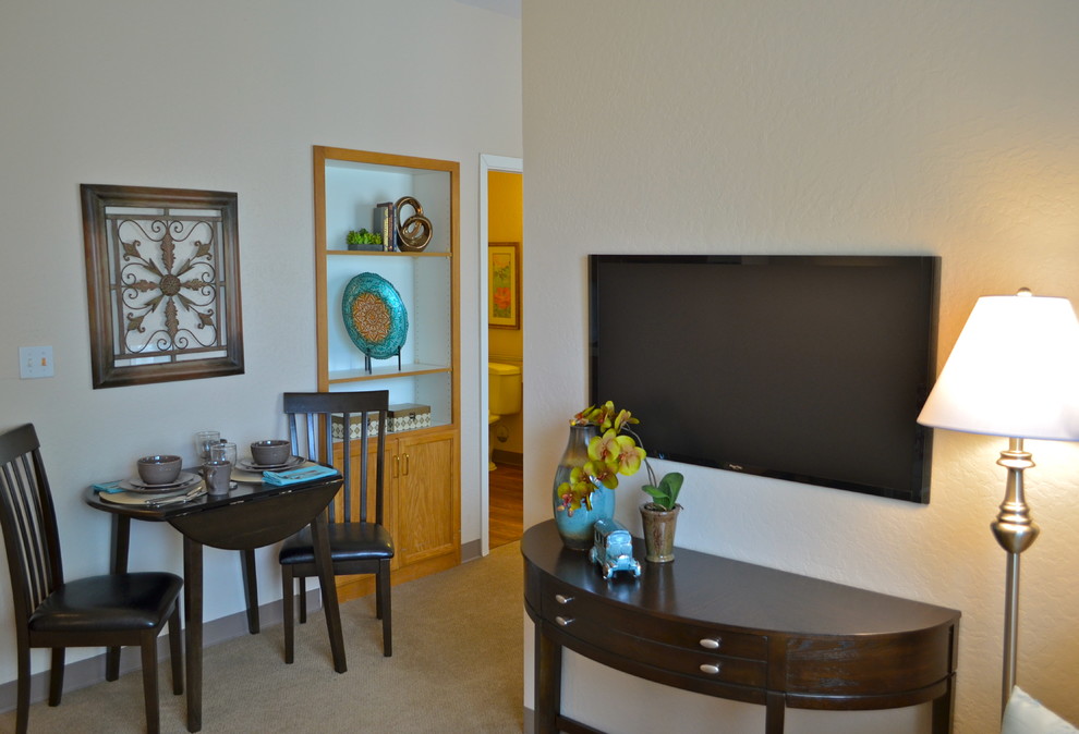 Brookdale Senior Living Model Apartment Transitional Dining Room