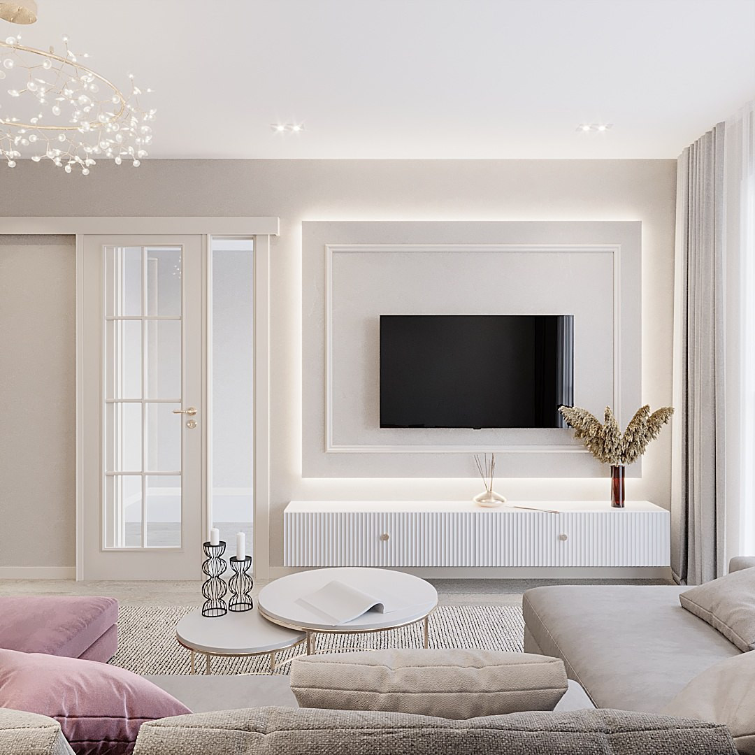 Дизайн-проект квартиры, площадью 65,9 м2 в г.Новосибирск