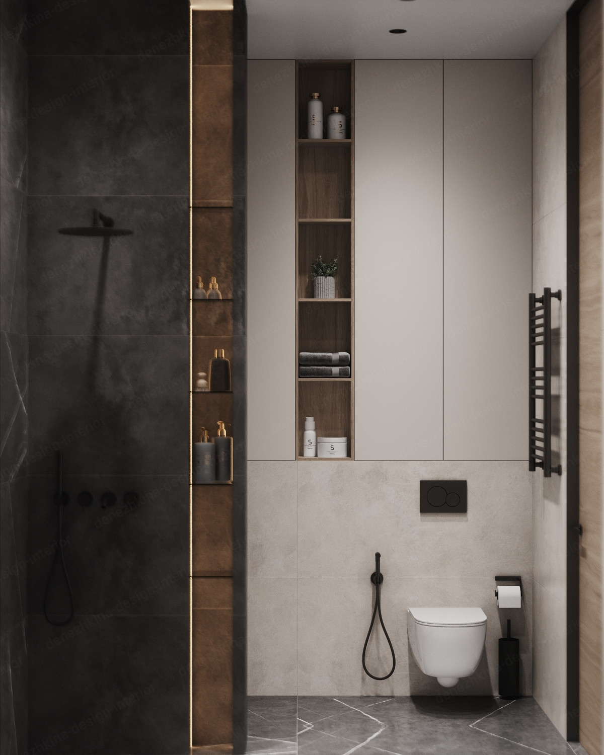 Дизайн проект 3 комнатной квартиры - ЖК Резиденция Архитекторов