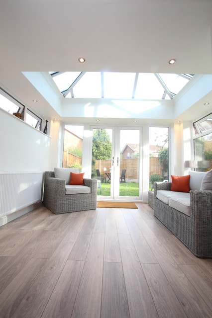 Open Plan Kitchen Extension Orangery Modern Conservatory