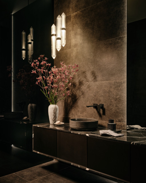 9259 Robin Drive modern-powder-room