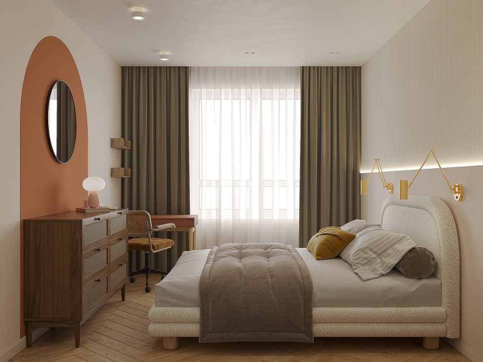 Дизайн 1-комнатной квартиры в ЖК Аквилон Leaves